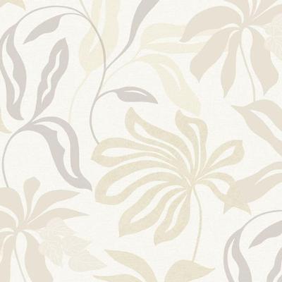 Papel De Parede Marbelina Ii Folhagem Branco Ur3419