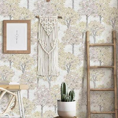 Papel De Parede Happy Folhagem Amarelo 12321