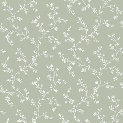 Papel De Parede Happy Floral Verde 12355