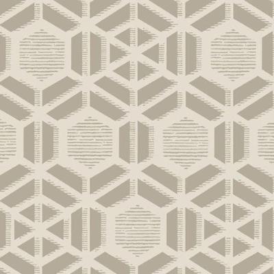 Papel De Parede Capri Geométrico Bege 190512602