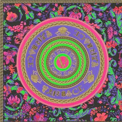Papel De Parede Versace V Arabesco Colorido 387051
