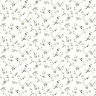 Papel De Parede Happy Floral Bege 12333