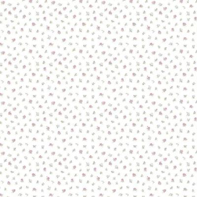 Papel De Parede Happy Floral Branco 12336