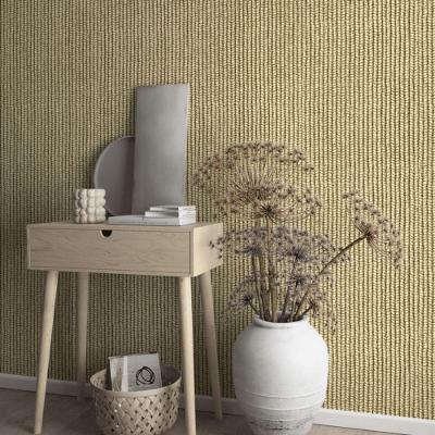 Papel De Parede Struktura Aspecto Têxtil Amarelo 45750