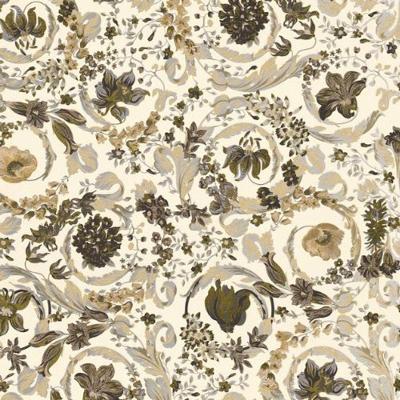 Papel De Parede Versace V Floral Bege 387066