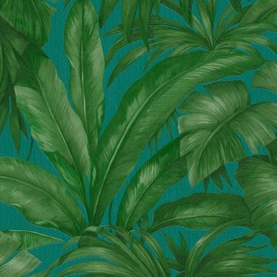 Papel De Parede Versace V Folhagem Verde 962406