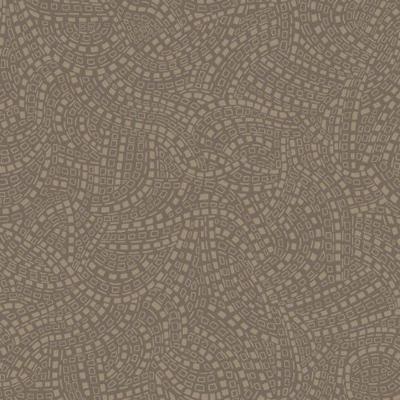 Papel De Parede Capri Geométrico Marrom 190512703