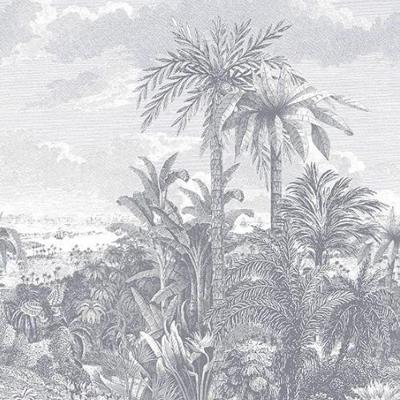 Painel De Parede Capri Folhagem Branco 190613302
