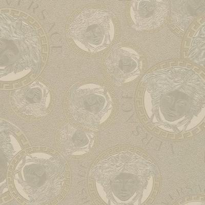 Papel De Parede Versace V Moderno Prata 384613