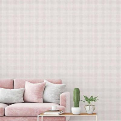 Papel De Parede Famous Garden Xadrez Branco 390721