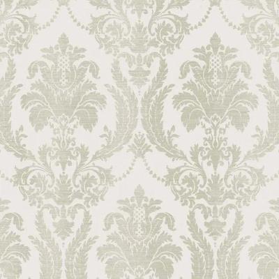 Papel De Parede Thema Damask Verde 28805