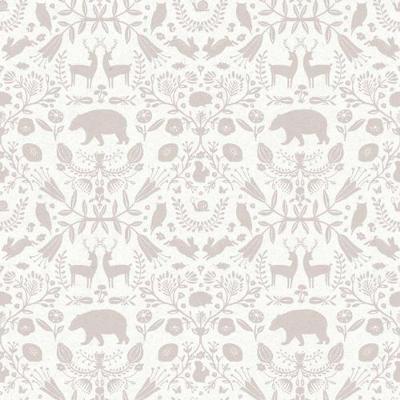 Papel De Parede Minime Infantil Bege 17141