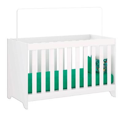 Berço Mini Cama 3 Em 1 Multifuncional 133x64 Cm Bbi51 Branco Dtall