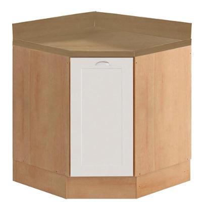 Balcao Obliquo Com Tampo 1 Porta 75 Cm Cd1015406 Branco Dtall