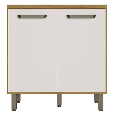 Balcao Com Tampo 2 Portas 80 Cm Cria J00148 Freijo Off White Pln Freijo Off White
