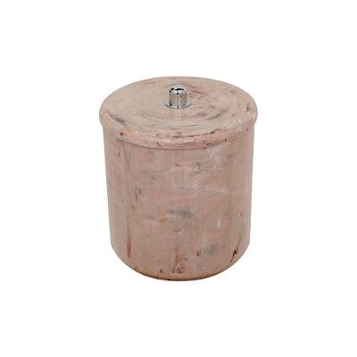 Lixeira Astra Ct4m 6l Redonda Bege