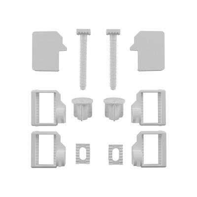 Conjunto De Fixação Para Assento Sanitário Almofadado Astra Tpkpfu Branco