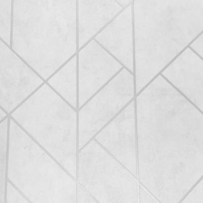 Papel De Parede Santorini Geométrico Branco Sn83