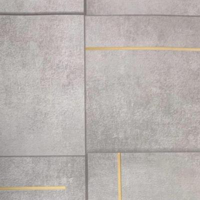 Papel De Parede Santorini Geométrico Cinza Sn162