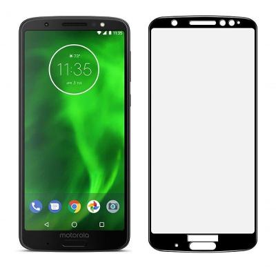 Pelicula De Vidro 3d 4d 5d Para Moto G6 Plus Xt1926 - Preta