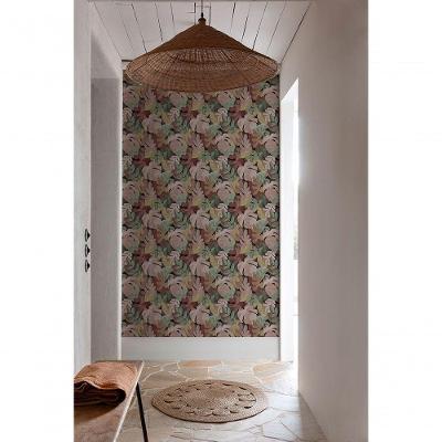 Papel De Parede Belize Folhagem Colorido Ph3011