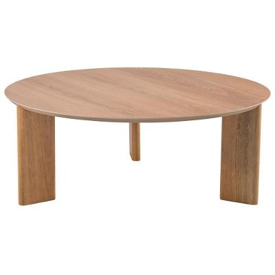 Mesa De Centro Para Sala De Estar Pés Madeira Baixa Bulat A03 Hanover Roble - Lyam Decor