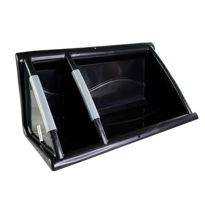 Suporte De Utilidades Preto Para Canto 41cm X 28,5cm