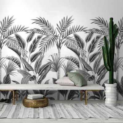 Mural De Parede Wanderlust Folhagem Branco A40801