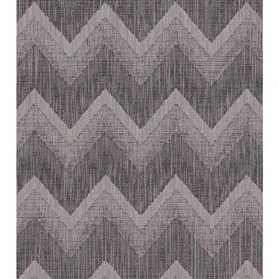 Papel De Parede Infinity Chevron énico Cinza If3002 - Rolo 10m X 0,53m