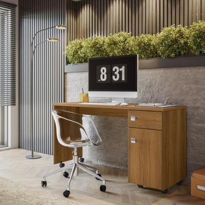 Office Studio Com 1 Gaveta Imbuia Lukaliam