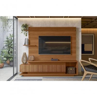 Home Antália Painel Para Tvs Até 65'' 2 Portas Jequitiba Ripado