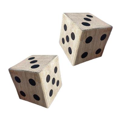 Kit 2 Dados 6 Lados Para Jogos Rpg, Clube, Festa, Jogos Familiares Preto