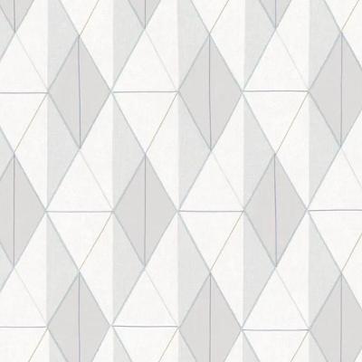 Papel De Parede Tissé Geométrico Branco 25400
