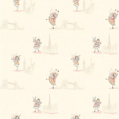 Papel De Parede All Kids Fadas H2911802 Rolo 10m X 0,53m