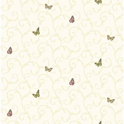 Papel De Parede All Kids Borboletas H2910903 Rolo 10m X 0,53m