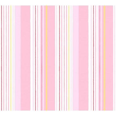 Papel De Parede Treboli Listrado Rosa 5641 - Rolo 10m X 0,53m