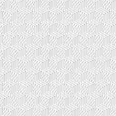 Papel De Parede Fiesta Modern Cubo Mágico Branco 543221 Fiesta Modern 543221