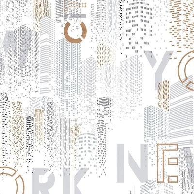 Papel De Parede Les Aventures 4 New York 11201103 Tam 4m²