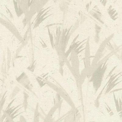 Papel De Parede Concrete Folhagem Branco 520729
