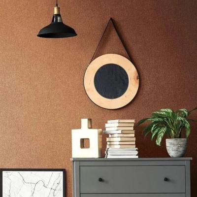 Papel De Parede Ivy Textura Marrom 6816-50