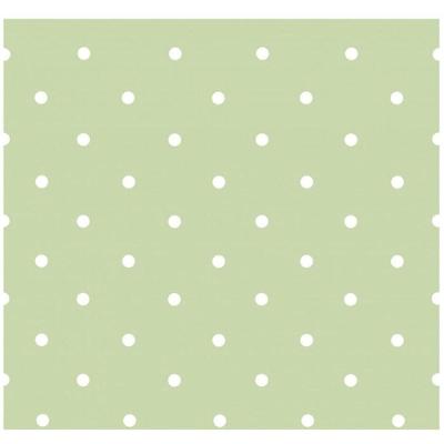 Papel De Parede Treboli Poá Verde 5655 - Rolo 10m X 0,53m