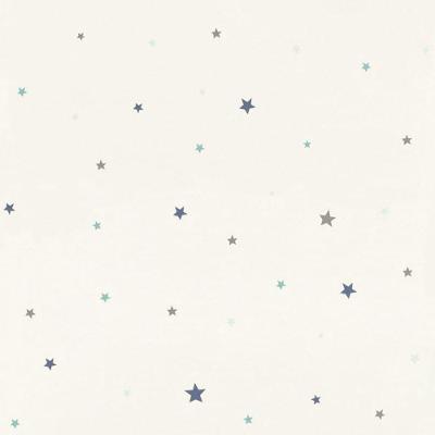 Papel De Parede Bambino Xviii Estrelas 245264 Rolo 10m X 0,53m