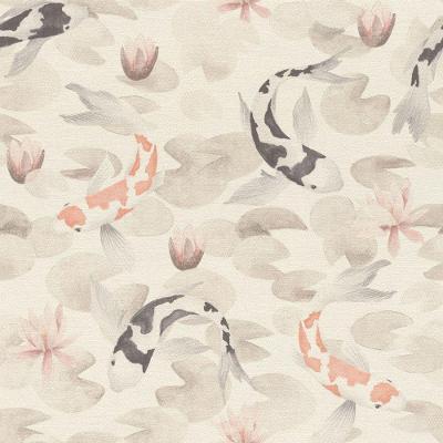 Papel De Parede Linares Koi 409420 Rolo 10m X 0,53m