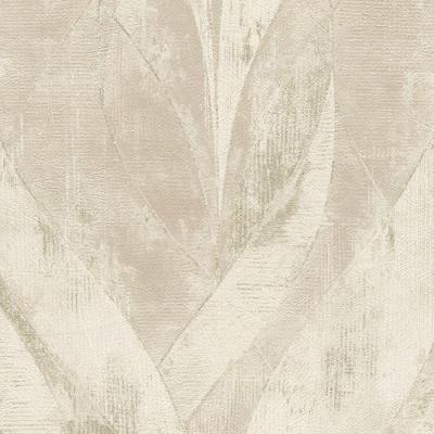 Papel De Parede Concrete Folhagem Branco 520033