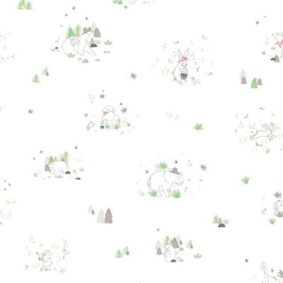 Papel De Parede Tartine Et Chocolat 4 Infantil Verde 36230604tc