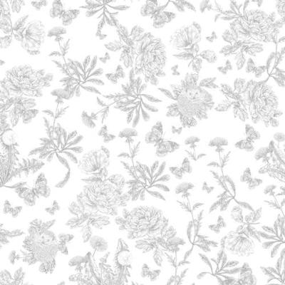 Papel De Parede Tartine Et Chocolat 4 Floral Azul 36230509tc