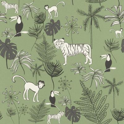 Papel De Parede Bambino Xviii Floresta 531817 Rolo 10m X 0,53m