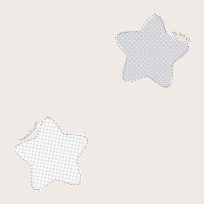 Papel De Parede Lullaby Estrela Polaris Cinza 2243 - Rolo 10m X 0,53m