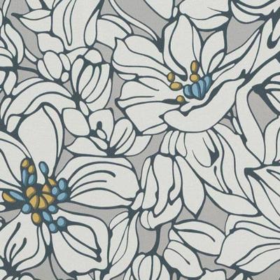 Papel De Parede Ddd Em 3d Max 28364 Floral - Rolo 10m X 0,53m