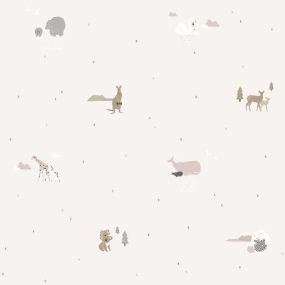 Papel De Parede Sambori Family 7004-3 - Rolo 10m X 0,53m